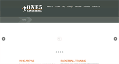 Desktop Screenshot of one5basketball.com